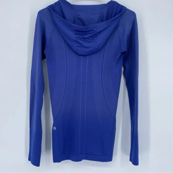 Lululemon Hoodie Royal Blue w/ Hood and Thumbholes - Picture 5 of 6